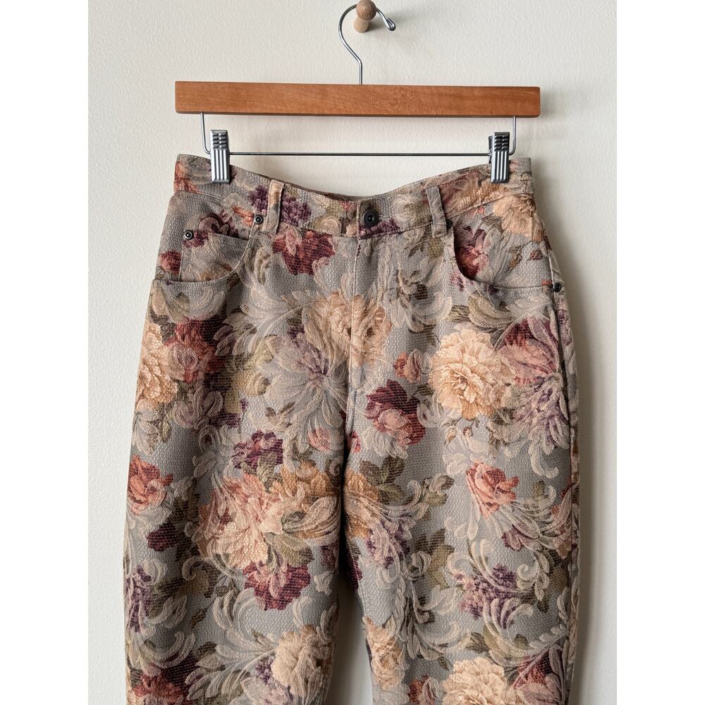 Vintage Liz Claiborne Pastel Tapestry Jeans